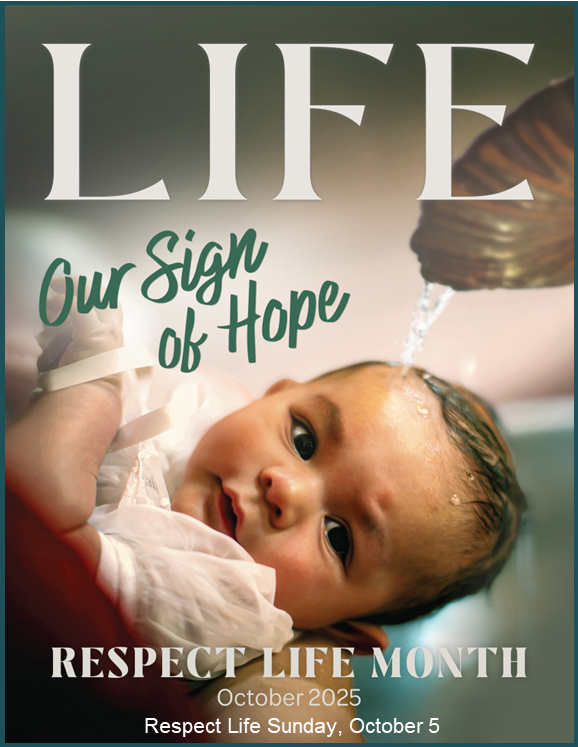 Life Our Sign of Hope Respect Life Month 