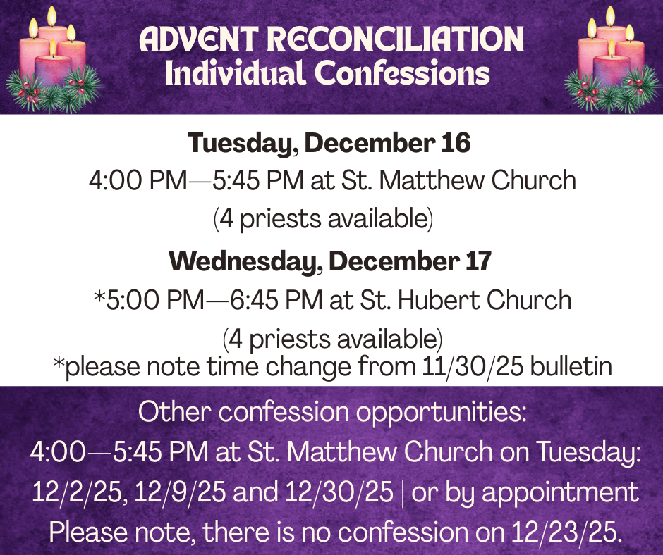 Advent Reconciliation