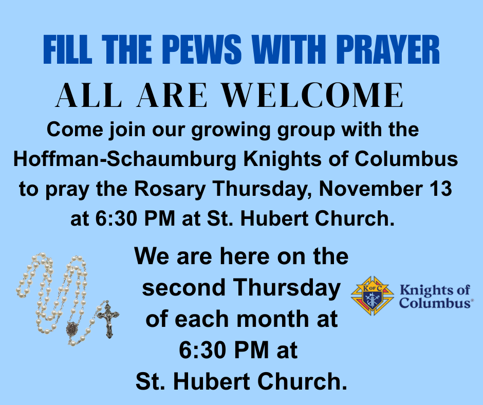 Knights of Columbus Rosary - 2nd Thursday of Each Month