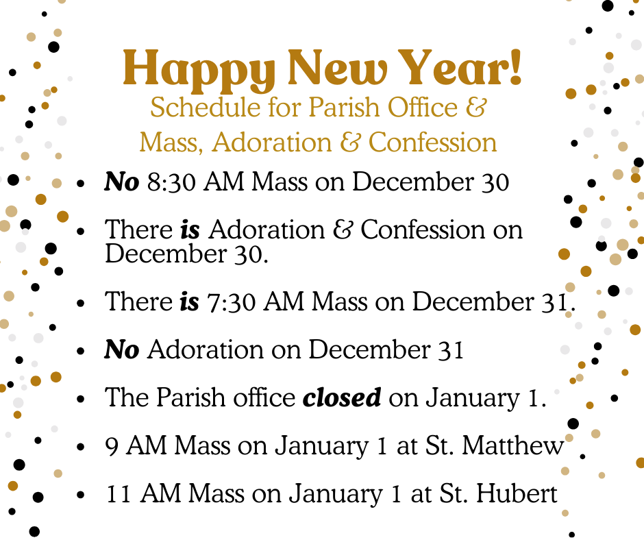 New Year's Office Hours