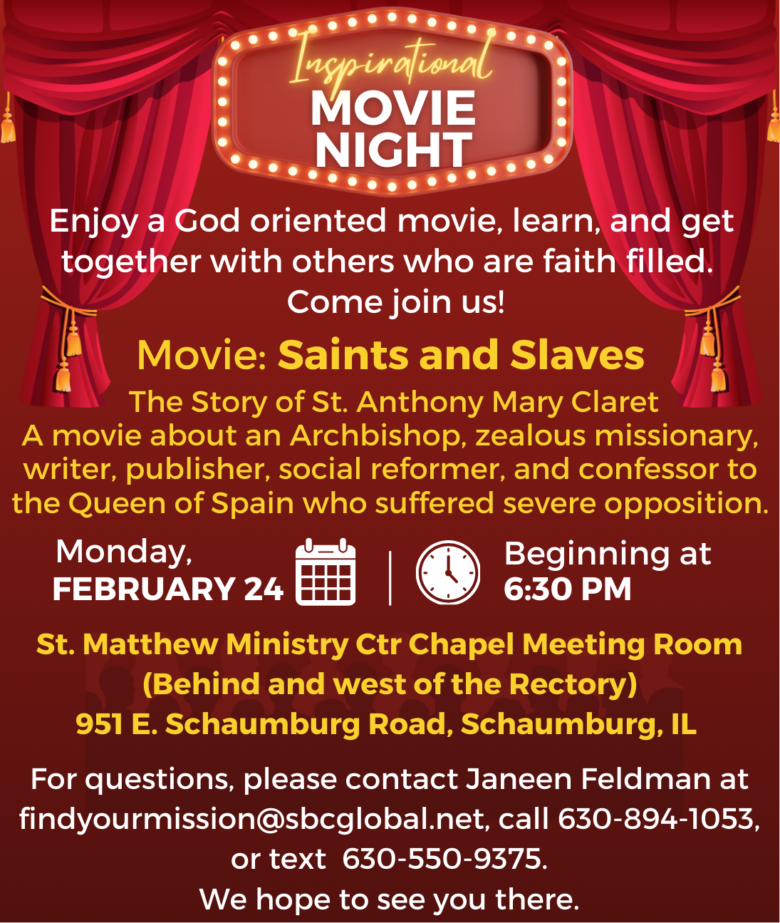 Inspirational Movie Monday Feb 24