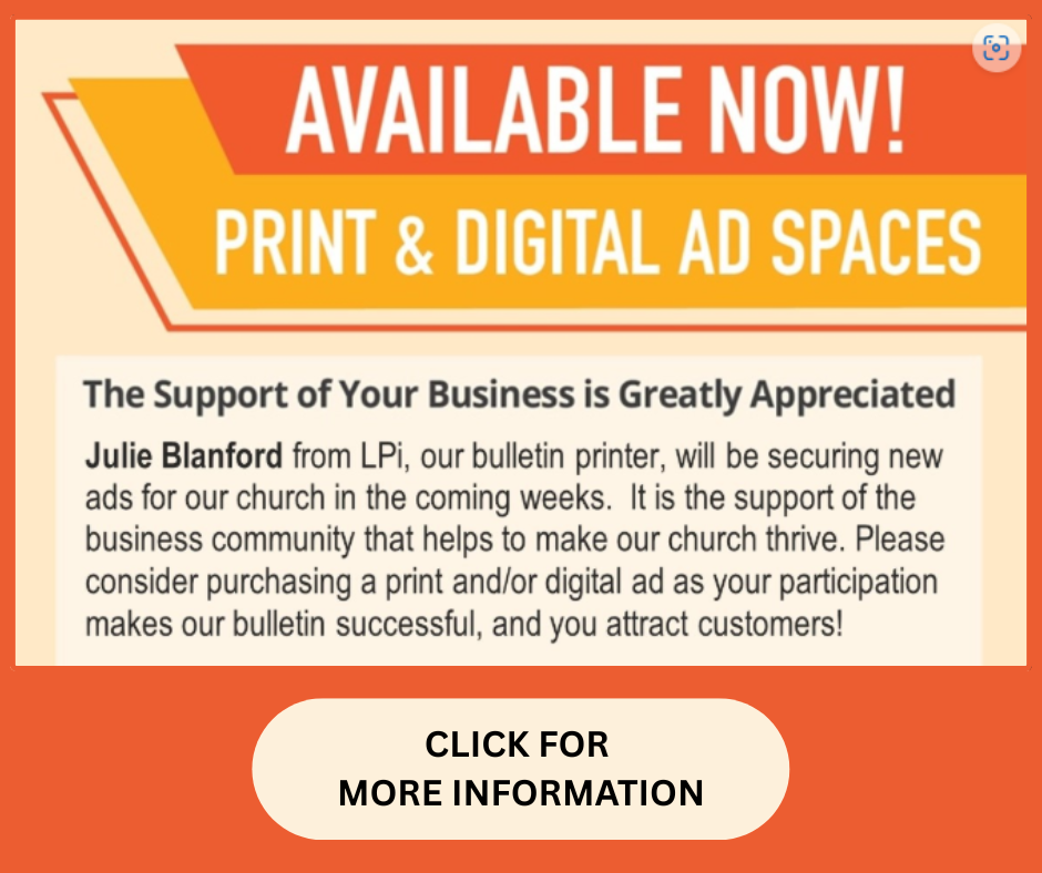 Opportunity to Advertise in the Bulletin