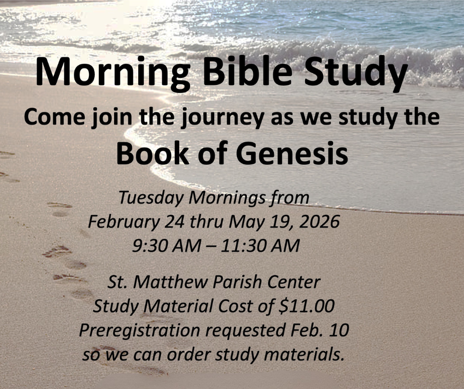 Tuesday Morning Bible Study