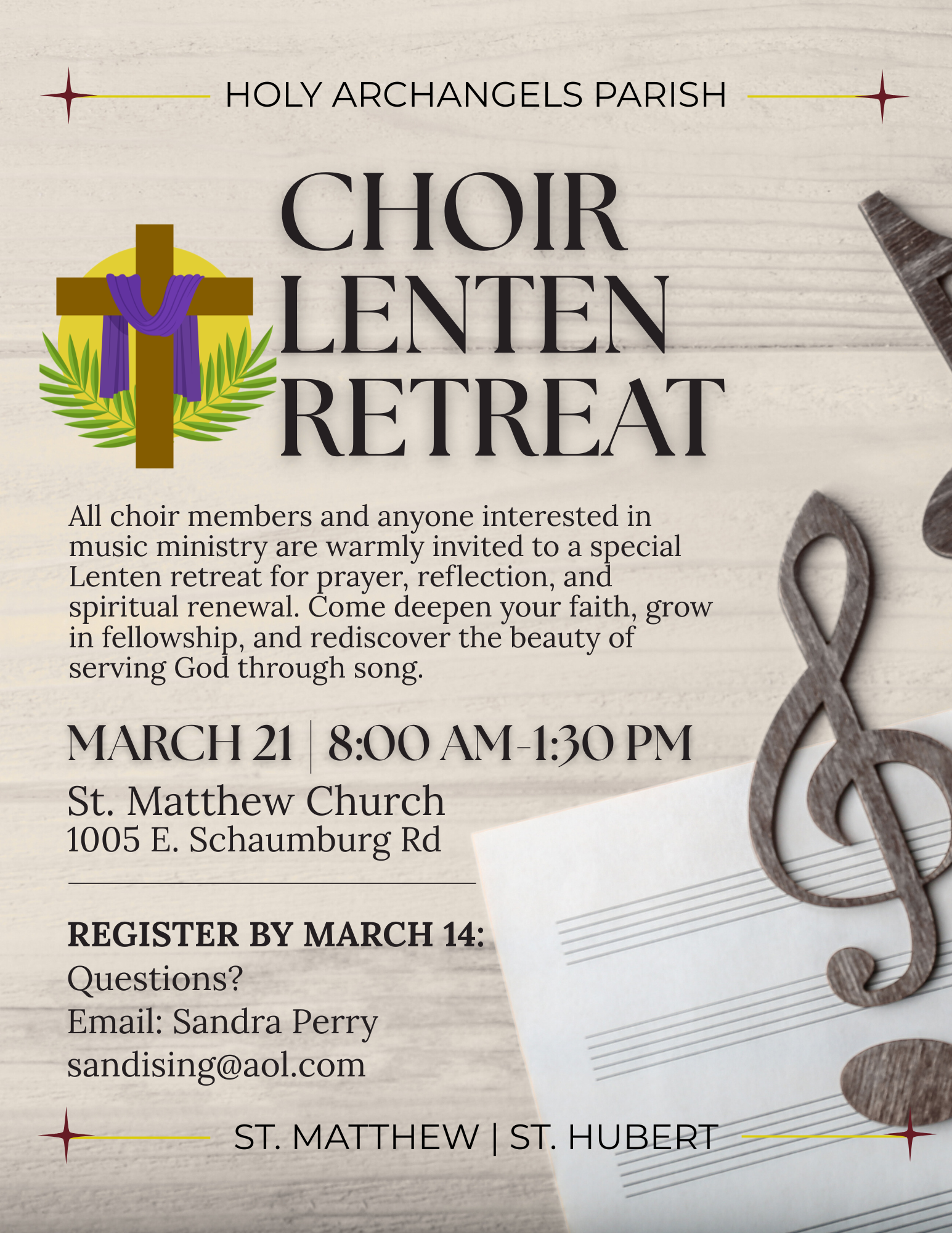 Choir Lenten Retreat