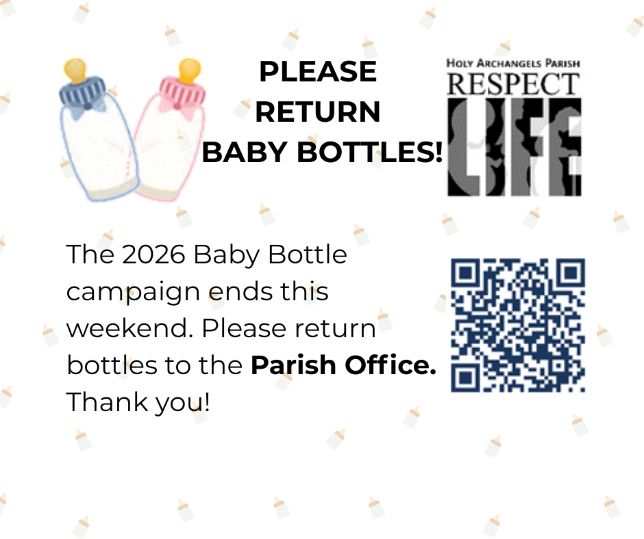Respect Life Return Baby Bottles 