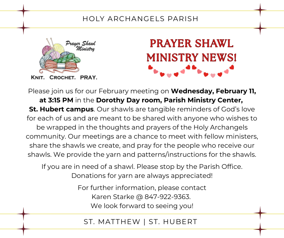 Prayer Shawl Ministry Meeting Feb 11