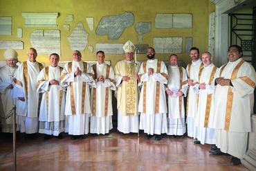Ordination of new Deacons from the Beda