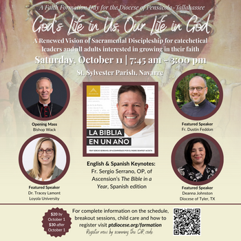 Diocesan Faith Formation Conference - God's Life in Us, Our Life in God