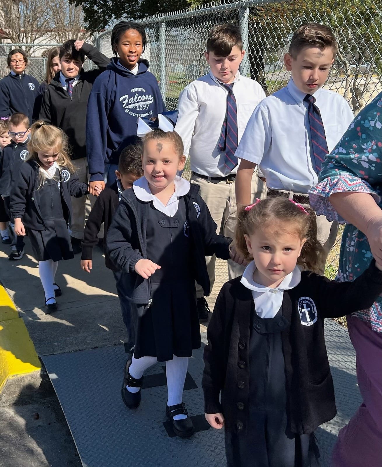 Ash Wednesday at St. Mary's Catholic School: Classical and Private Schooling