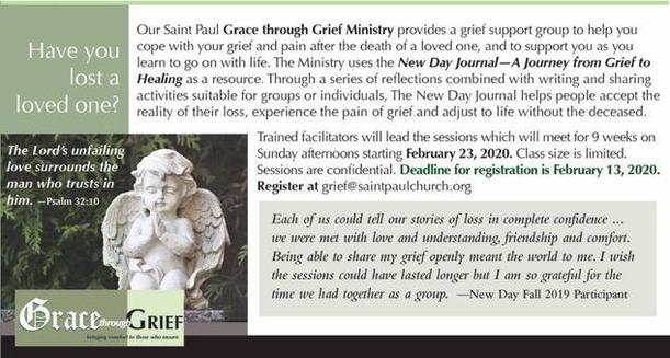 Fall 2019 New Day Grief Workshop