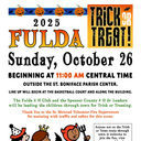 Fulda Trick-or-Treat Will Be Sunday, October 26