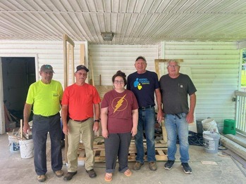 Parishioners Lend Helping Hands to Appalachian Homeowner