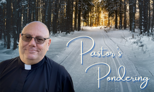 Pastor's Pondering 12/21