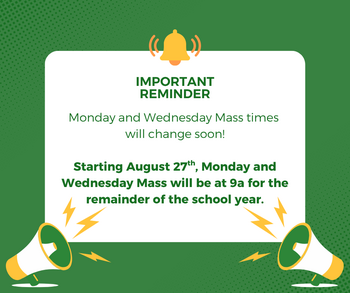 MASS TIME CHANGE!