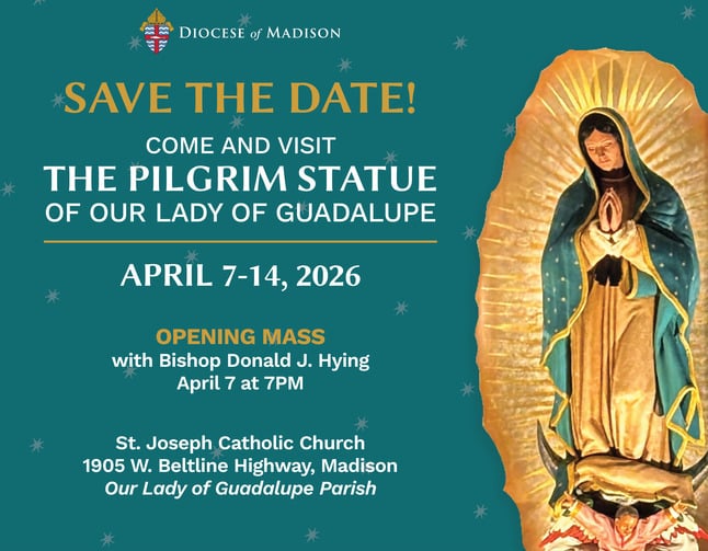 Pilgrim Statue of Our Lady of Guadalupe