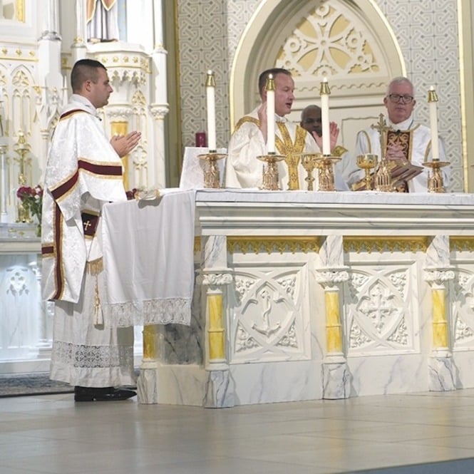 Bishop celebrating Jubilee Masses around the diocese