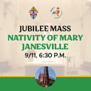 Jubliee Mass with Bishop Hying - Nativity of Mary, Janesville