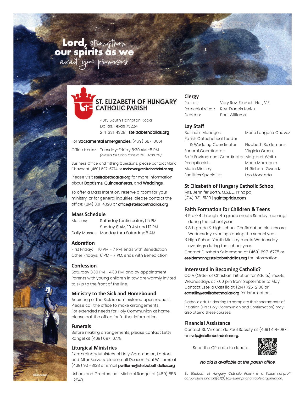 november 9, 2025 Bulletin