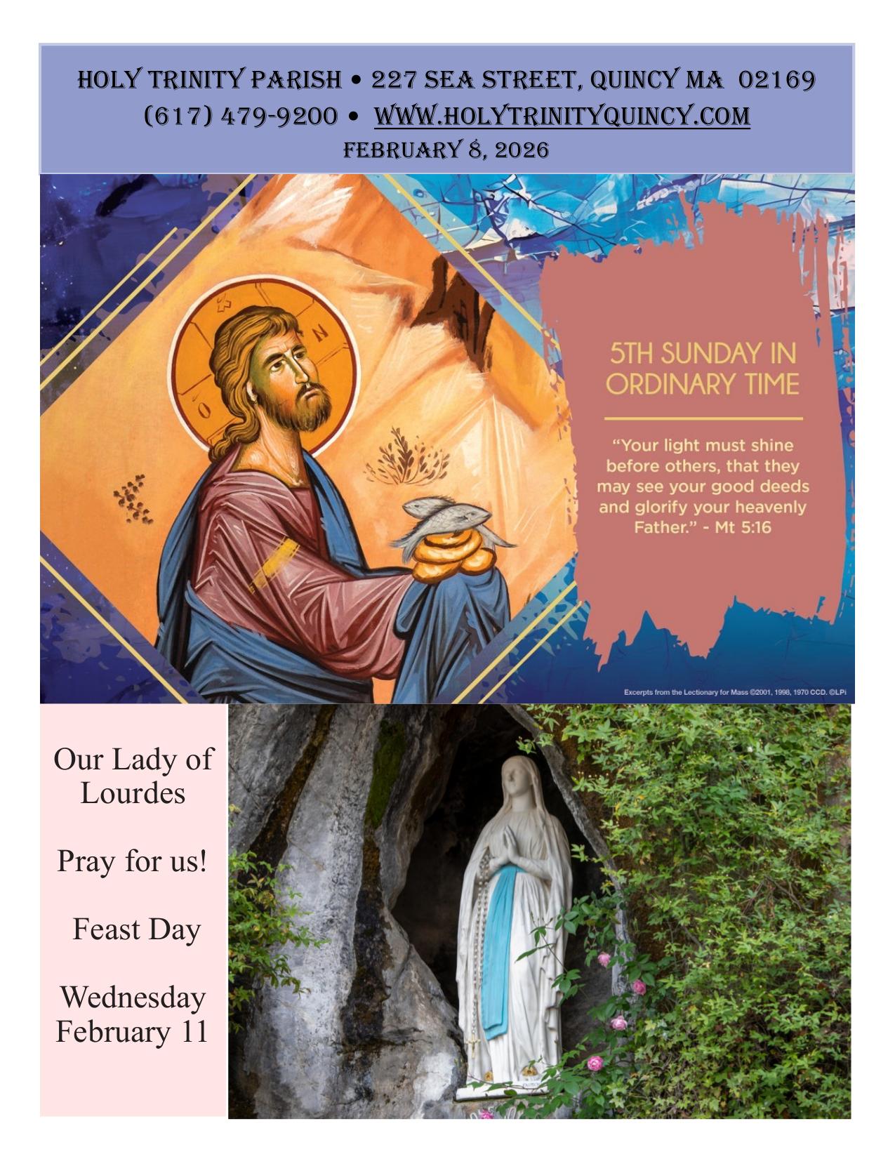 february 8, 2026 Bulletin