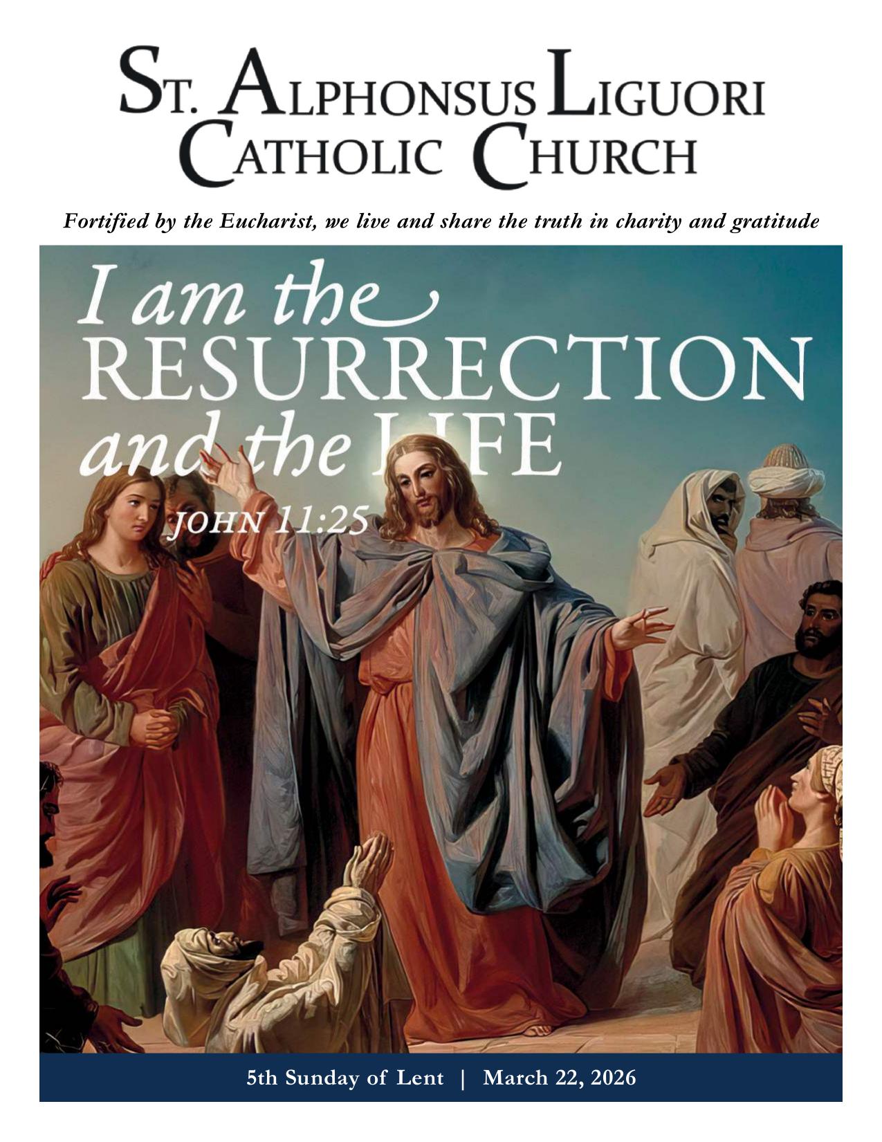 march 22, 2026 Bulletin