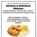 Staley's Chicken Dinner @ Templeton