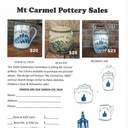 150th Commerative Pottery for Sale @ Mount Carmel