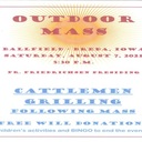 OUTDOOR MASS--AUGUST 7TH 5:30PM--BALLFIELD IN BREDA