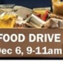 FOOD DRIVE-December 6, 9-11am
