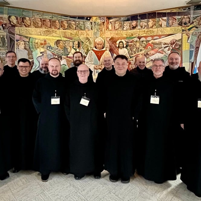 Prior Edward Seton Fittin, O.S.B. Attends Annual Meeting Of Priors