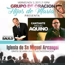 Hijos de Maria presenta Cantante Miguel Aquino
