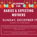 Blessing of the Babies & Expecting Mothers
