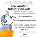 Council of Catholic Women Half Day Retreat - February 10