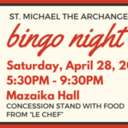 BINGO Fundraiser - April 28th