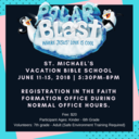 VACATION BIBLE SCHOOL JUNE 11-15 REGISTRATION OPENS APRIL 22ND