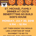 St Michael Family Dinner at Cici's