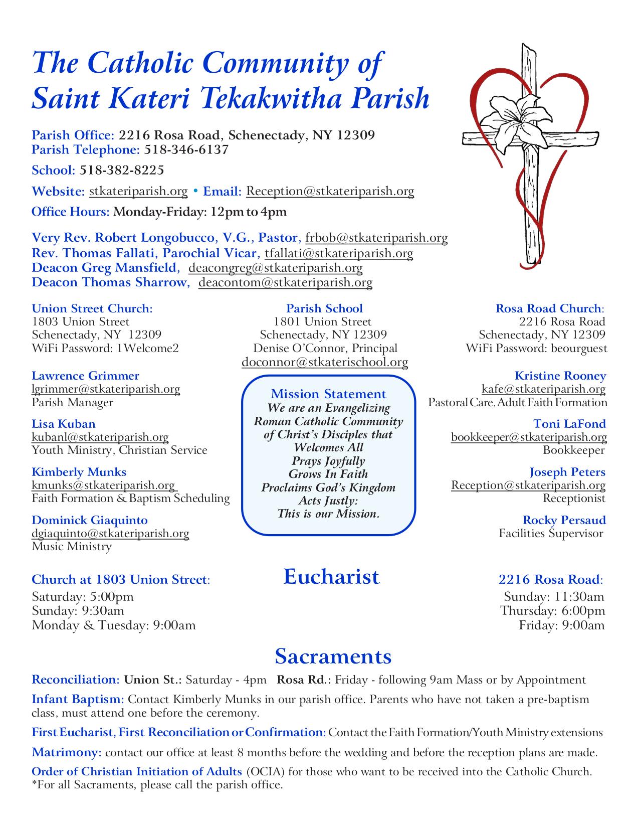 september 21, 2025 Bulletin