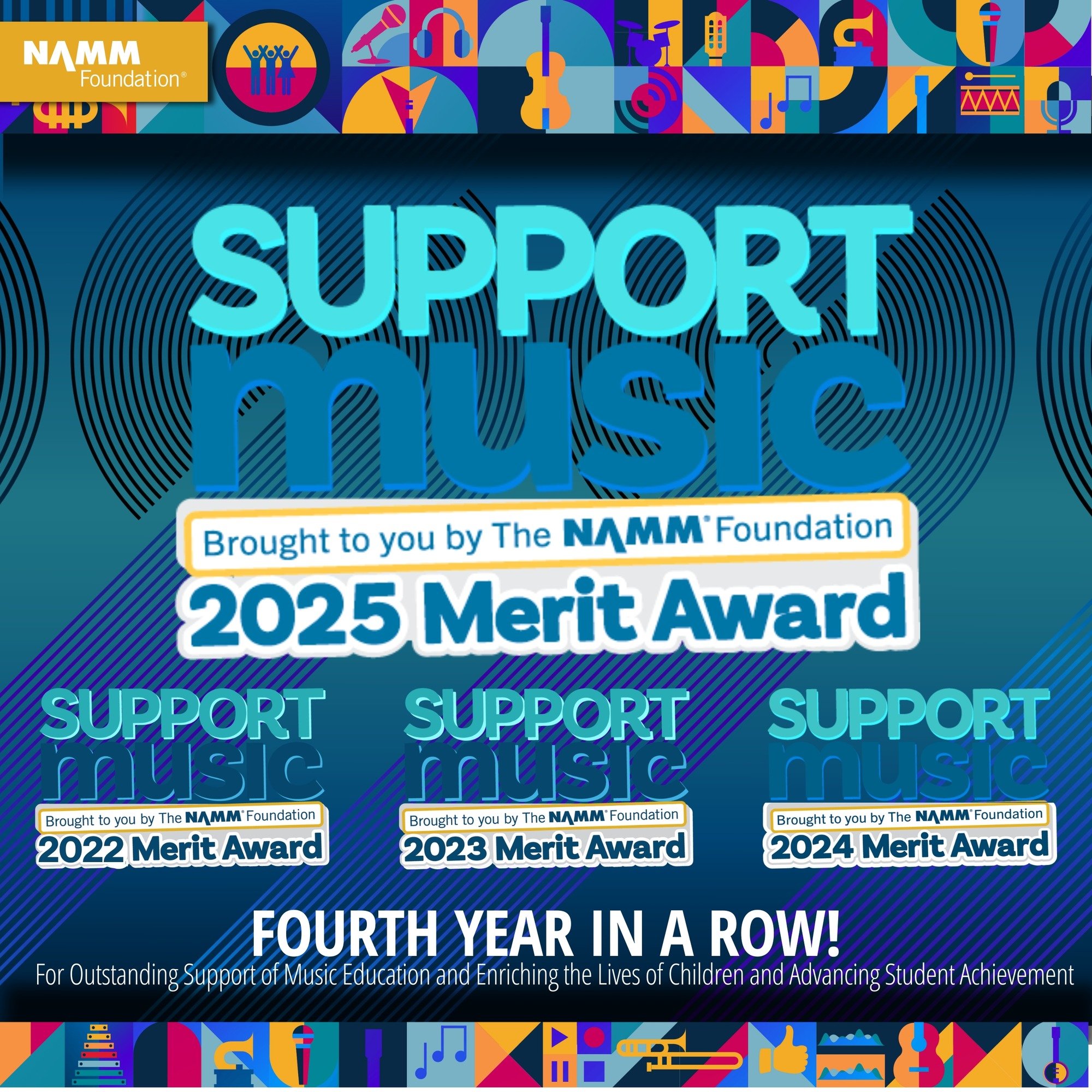 2021-2024 Support Music Merit Award Winner!