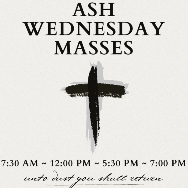 Ash Wednesday Second Collection