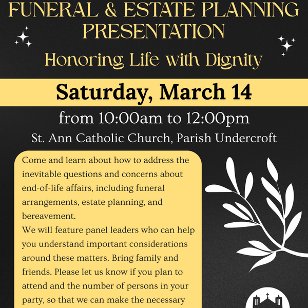Funeral and Estate Planning Presentation