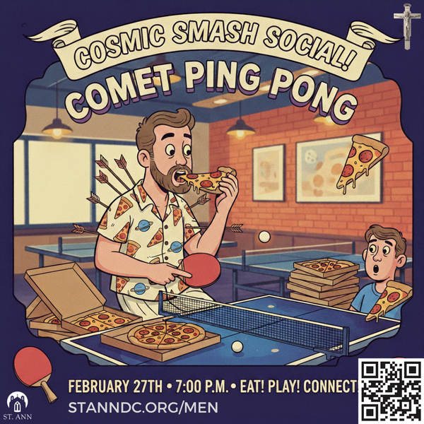 Men of St. Ann's Group Comet Ping Pong Social