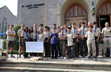 Food Drive and Troop 100 Pancake Breakfast Collects 565 Pounds of Food for DC's Poorest Pantries!