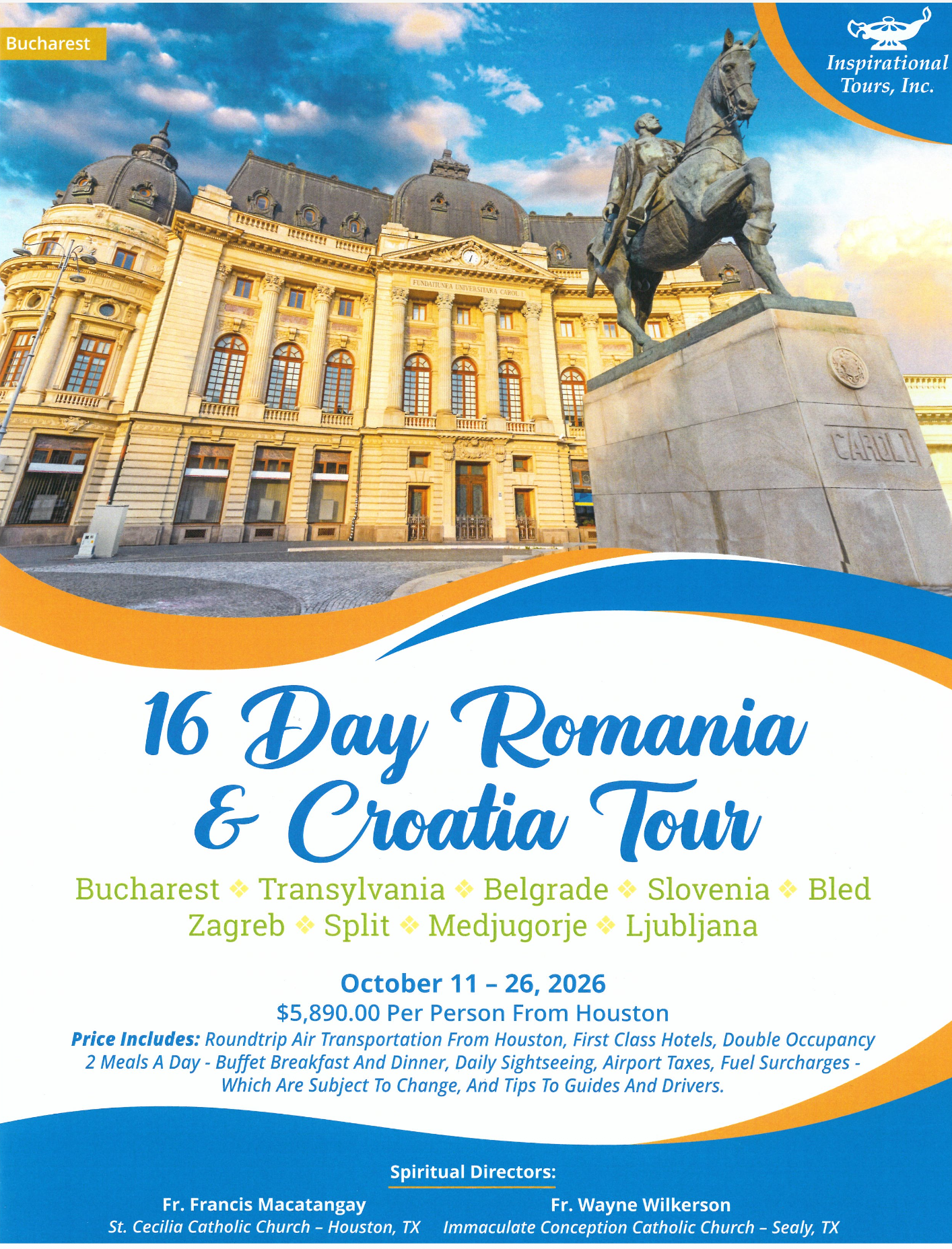 16 Day Romania & Croatia Tour
