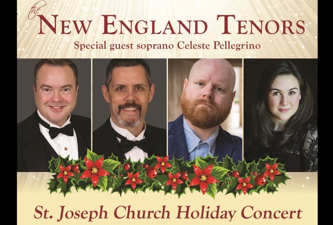The New England Tenors Concert, Dec 14th