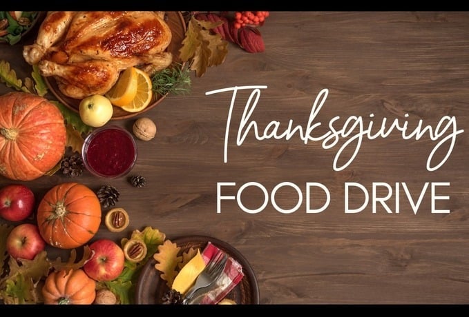 Thanksgiving Basket Drive--continues at both churches this weekend