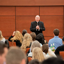 Bishop Eckman meets with Young Catholic Professionals