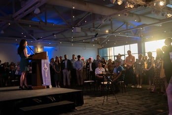Hundreds of young adults attended the launch party for Young Catholic Professionals of Pittsburgh
