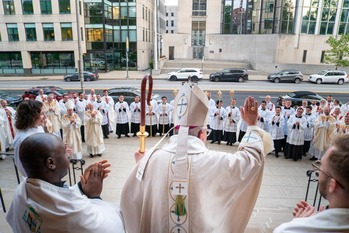 Bishop Zubik celebrated a Mass of Thanksgiving.