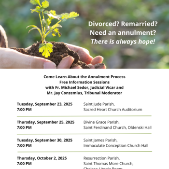 Annulment Information Session - Resurrection Parish