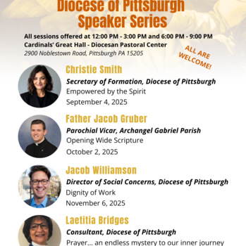 Diocese of Pittsburgh Speaker Series: Opening Wide Scripture