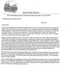 A Letter from Monsignor Eckert